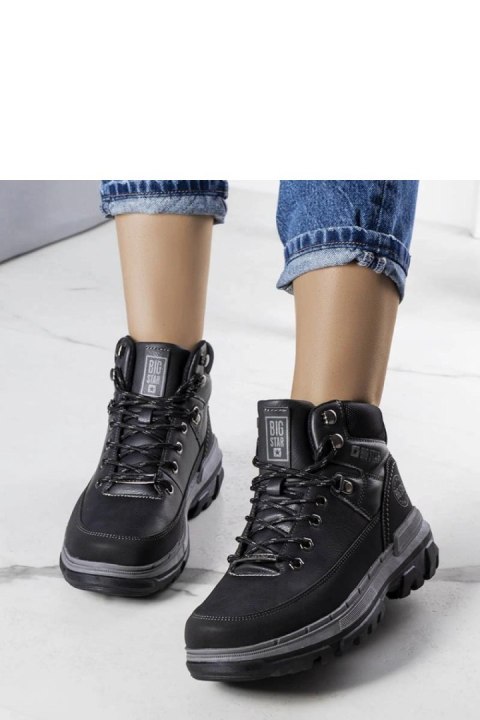 Czarne trapery Big Star KK274222 BLACK - Solea - 38 Czarne trapery Big Star KK274222 BLACK - Solea - 38