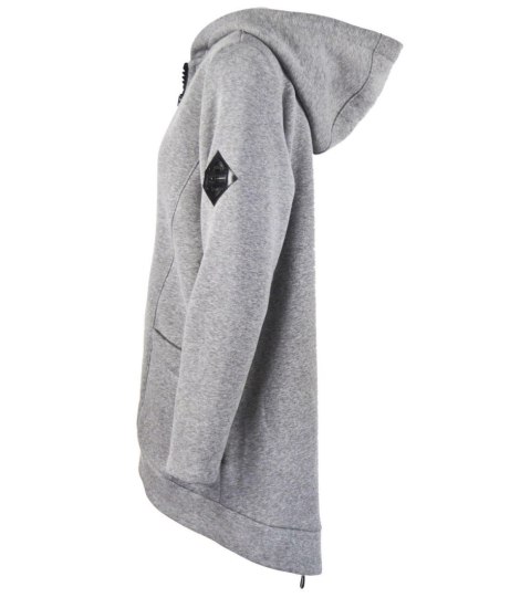 Długa bluza damska z kapturem parka gruba ciepła (Szary) Długa bluza damska z kapturem parka gruba ciepła (Szary)