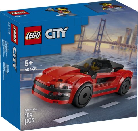 LEGO 60448 CITY - Czerwony samochód sportowy LEGO 60448 CITY - Czerwony samochód sportowy